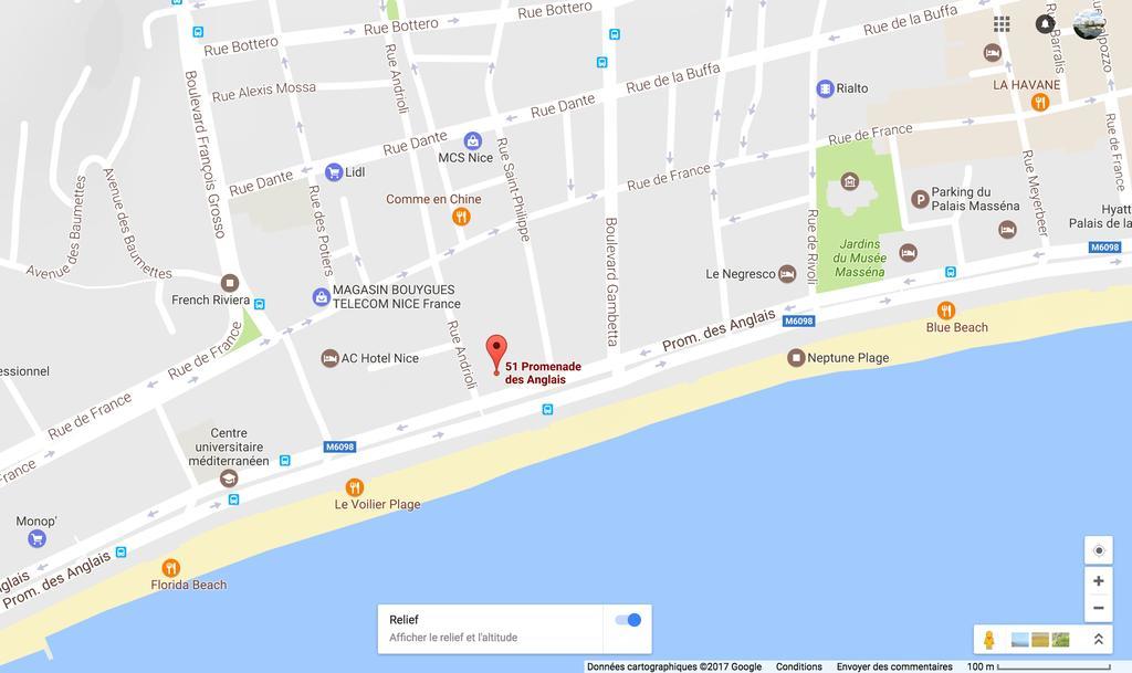 Nice Beach - Promenade Des Anglais Bagian luar foto